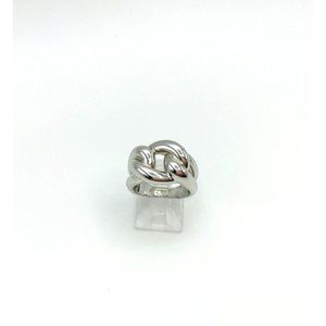 Ring silver tone knot design size 5 by Premier Design